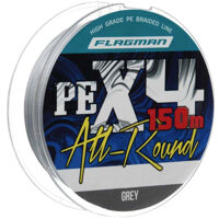 Шнур Flagman All-Round PE X-4 150m 0.10mm Grey