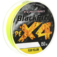 Шнур Flagman BlackFire PE X-4 150м 0.06мм Fluo Yellow