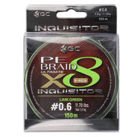 Шнур GC Inquisitor PE X8 150м Lime Green #1.5 Test:11.5kg (0.205 мм)