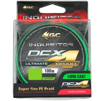 Шнур GC Inquisitor PE X4 100м Lime Green #2.5 Тест 14.5 кг / 31.0 lb (0.261 мм)