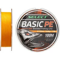 Шнур Select Basic PE 100m (помаранчевий) 0.12mm 12LB/5.6kg