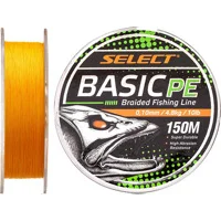 Шнур Select Basic PE 150m (оранж.) 0.10mm 10LB/4.8kg