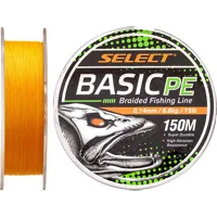 Шнур Select Basic PE 150m (оранж.) 0.14 мм 15LB/6.8 kg