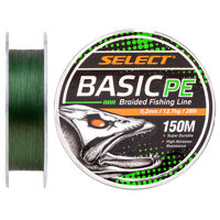 Шнур Select Basic PE 150m (темн-зел.) 0.20mm 28lb/12.7kg