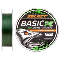 Шнур Select Basic PE 150m (темн-зел.) 0.26mm 45lb/20.8kg