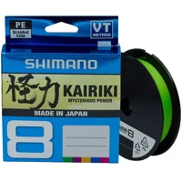 Шнур Shimano Kairiki 8 PE (Mantis Green) 150m 0.19mm 12.0kg