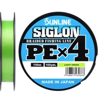 Шнур Sunline Siglon PE x4 150m (салат.) #0.3/0.094mm 5lb/2.1kg
