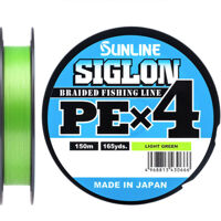 Шнур Sunline Siglon PE н4 150m (салат.) #0.2/0.076mm 3lb/1.6kg