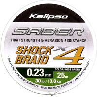 Шок лідер Kalipso Saber Shock Braid X4 MG 25m 0.23mm
