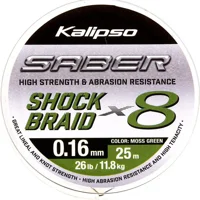 Шок лідер Kalipso Saber Shock Braid X8 MG 25m 0.16mm
