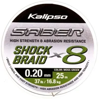 Шок лідер Kalipso Saber Shock Braid X8 MG 25m 0.20mm