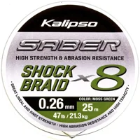 Шок лідер Kalipso Saber Shock Braid X8 MG 25m 0.26mm