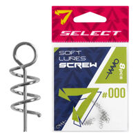 Штопор для силикона Select Soft Lures Screw #000 9mm (8 шт/уп)