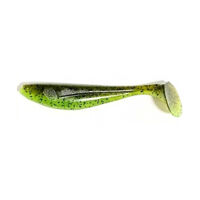 Силікон FishUp Wizzle Shad 3" #204 - Green Pumpkin/Chartreuse (за 1шт)