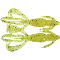 Силікон Keitech Crazy Flapper 2.4" (10 шт/уп) к:pal#01 chartreuse red flk