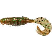 Силікон Keitech Flapper Grub 4" (7 шт/упак) к:ea#02 peach green flk.