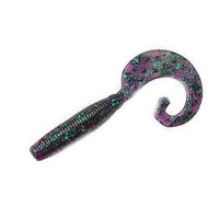 Силікон Reins Fat G-Tail Grub 2" 017 black red