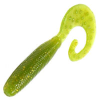 Силікон Reins Fat G-Tail Grub 2" 035 green sparkle
