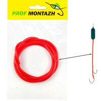 Силіконова трубка для лову сома Catfish Tube 2х4мм, довжина 1м (Червона)