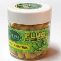 Soft Method Pellet Fluo FPM 8мм 50г в банці Pineapple N-Butyric Aнанас