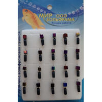 Вольфрамова мормишка, "Стовпчик", кубик-хамелеон, Ø 3 мм, Вага 0,93 g±0,02g №5