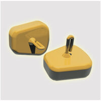 Стопор для насадки плаваючий у вигляді зерна кукурудзи помаранчовий 10 шт