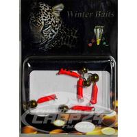 Стовпчик Winter Baits зі спилом кольоровий з кулькою Ø 2,5 червоний Вага: 0.6 г №116