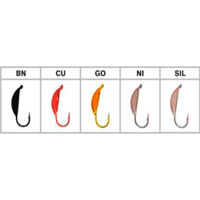 Супер банан W Spider із вушком колір SIL 2,5мм гачок Maruto (Вага: 0,45г) №33 (за 1шт)