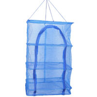 Сушка для риби мала 3 полки синя 40х40