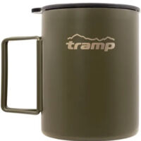Термокружка TRAMP зі складаними ручками та поїлкою 500мл UTRC-142 olive