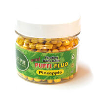 Тісто повітряне FPM Baits® Carp Series Puffi Mini Fluo 25 г у банці Pineapple Aнанас