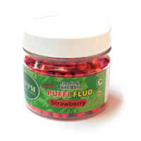Тісто повітряне FPM Baits® Carp Series Puffi Midi Fluo 25 г у банці Strawberry Полуниця