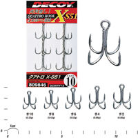 Тройник Decoy X-S51 #8 (6 шт/уп)