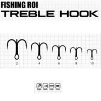 Тройник Fishing ROI Treble Hook №6 (уп5шт)