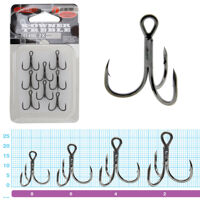 Гачок потрійний "Owner" (ST-41BC)2X 5641-091 №02 7шт. black