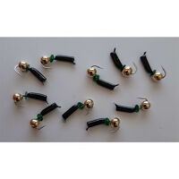 Мормишка вольфрамова True Weight "Гвоздешарик" гвоздик d2,0мм кулька золото, паєтка Вага: 0.56 г