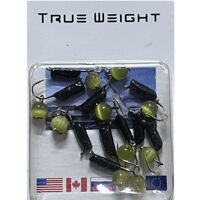 Мормишка вольфрамова True Weight "Кошачий глаз" підвіс d2,0мм салатовий Вага: 0.45 г