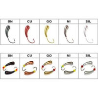 Уралка W Spider з отвором колір BN 3мм гачок Maruto (Вага: 0,48г) №23 (за 1шт)