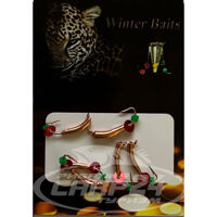 Уралка Winter Baits з петлею гальваника Ø 1,5 мідь Вага: 0.2 г №121