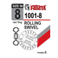 Вертлюг FANATIK №8, тест 19кg