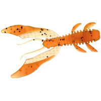 Вiброхвiст Flagman FL Craw 2,5" #0215 Orange / Chartreuse (за 1шт)