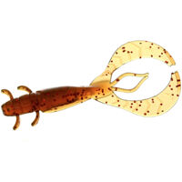 Вiброхвiст Flagman FL Craw 2,5" #177 Motor Oil - RED (за 1шт)