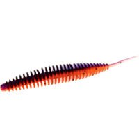 Вiброхвiст Flagman Hitomi 1,6" #0502 Violet / Orange (за 1шт)