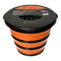 Ведро силиконове с крышкой Forrest Folding Bucket Orange with cover 10л