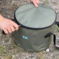 Відро для підгодовування велике VA (xакі) 19л 25x31см