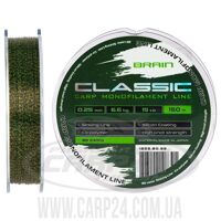 Волосінь Brain Classic Carp Line 3D (camo) 150m 0.25mm 15lb 6.6kg