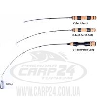 Вудилище зимове розбірне  Lucky John C-Tech PERCH (графіт) 43см