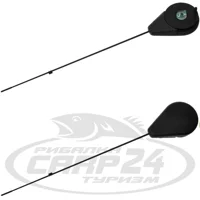 Вудка зимова Flagman Балалайка пiна відкрита сіра