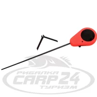 Вудка зимова Flagman Балалайка SK з пінопластиковою ручкою червона (кнопка тормоз)