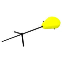 Вудка зимова Flagman Балалайка SK з пінопластиковою ручкою жовта (кнопка тормоз)